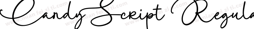 CandyScript Regular字体转换